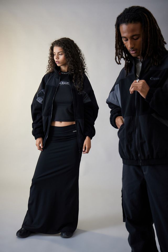 iets frans... Black Retro Fleece Jacket #4