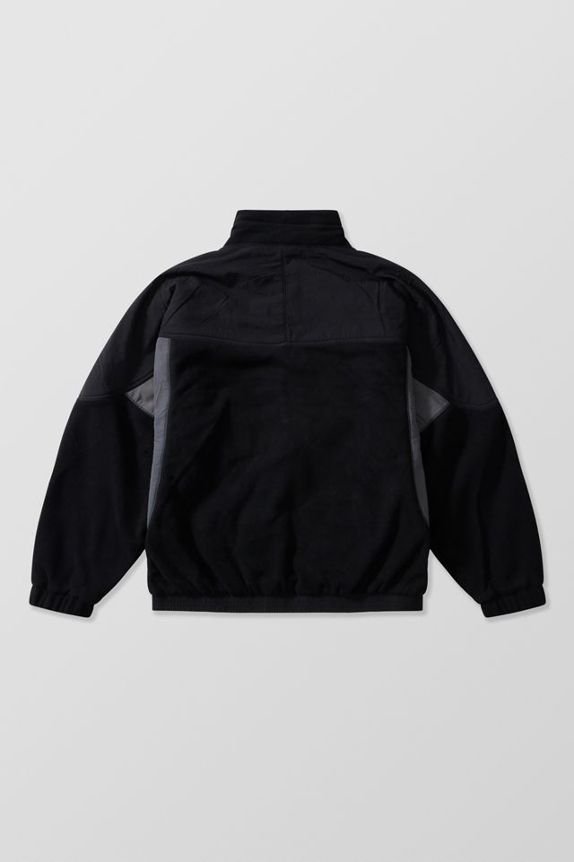 iets frans... Black Retro Fleece Jacket #11