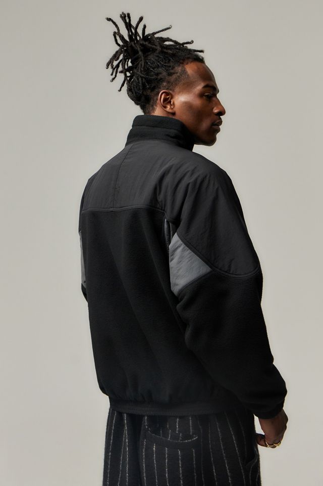 iets frans... Black Retro Fleece Jacket #3