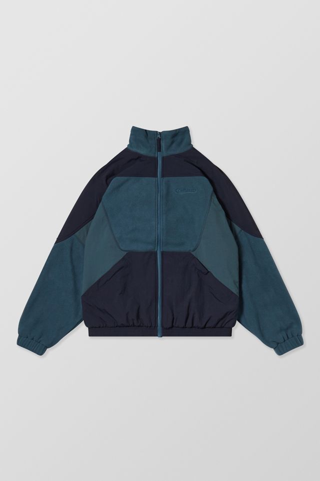 iets frans... – Retro-Fleecejacke in Blau #4