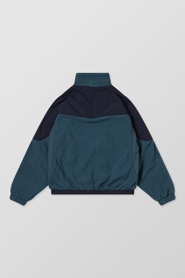 iets frans... – Retro-Fleecejacke in Blau #5