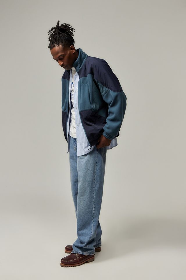 iets frans... – Retro-Fleecejacke in Blau #1