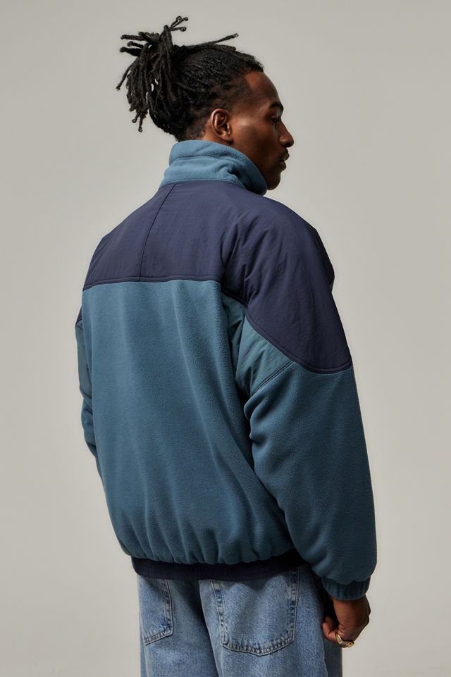 iets frans... – Retro-Fleecejacke in Blau #3