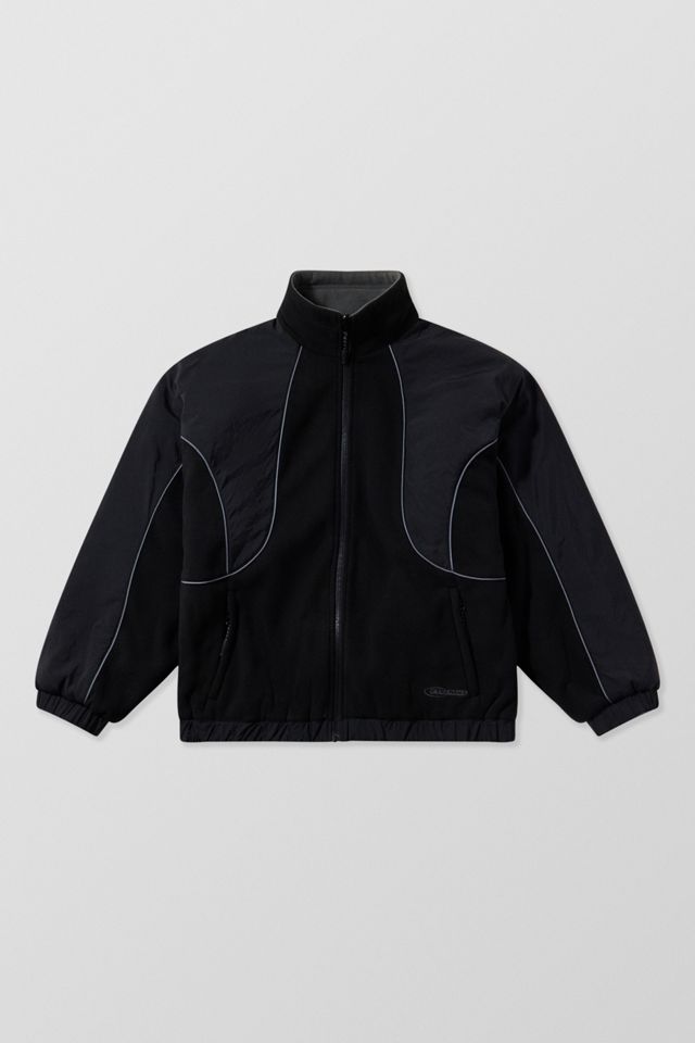 iets frans... Black Pascal Reversible Panel Fleece Jacket #7