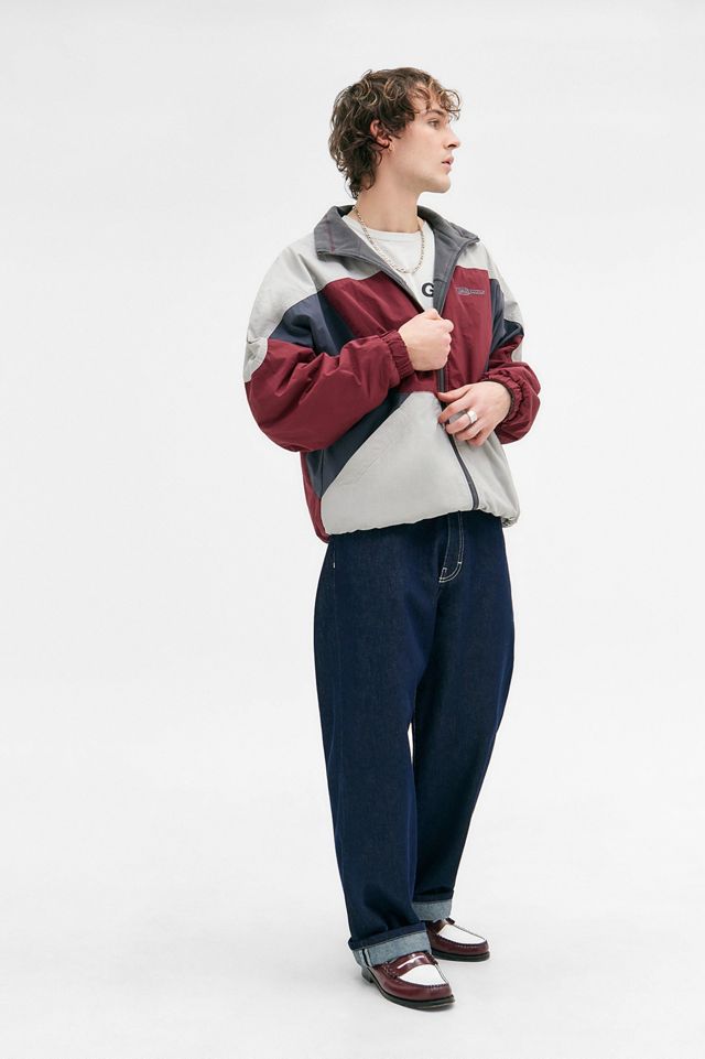 iets frans... Burgundy Nylon Reversible Jacket #2