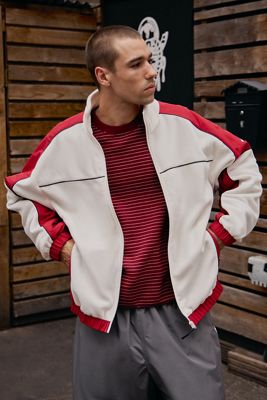 iets frans... Red Atlas Stone Fleece Jacket