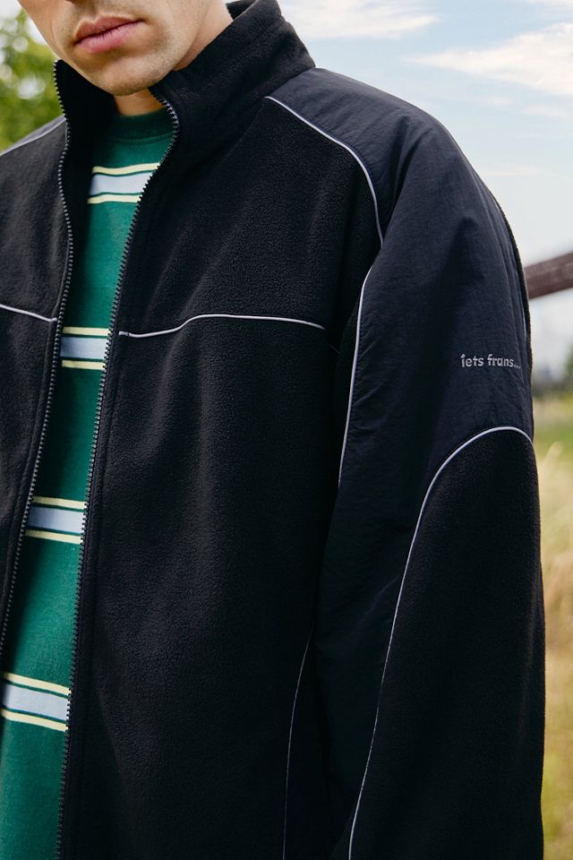 iets frans... Black Atlas Reversible Fleece Jacket #5