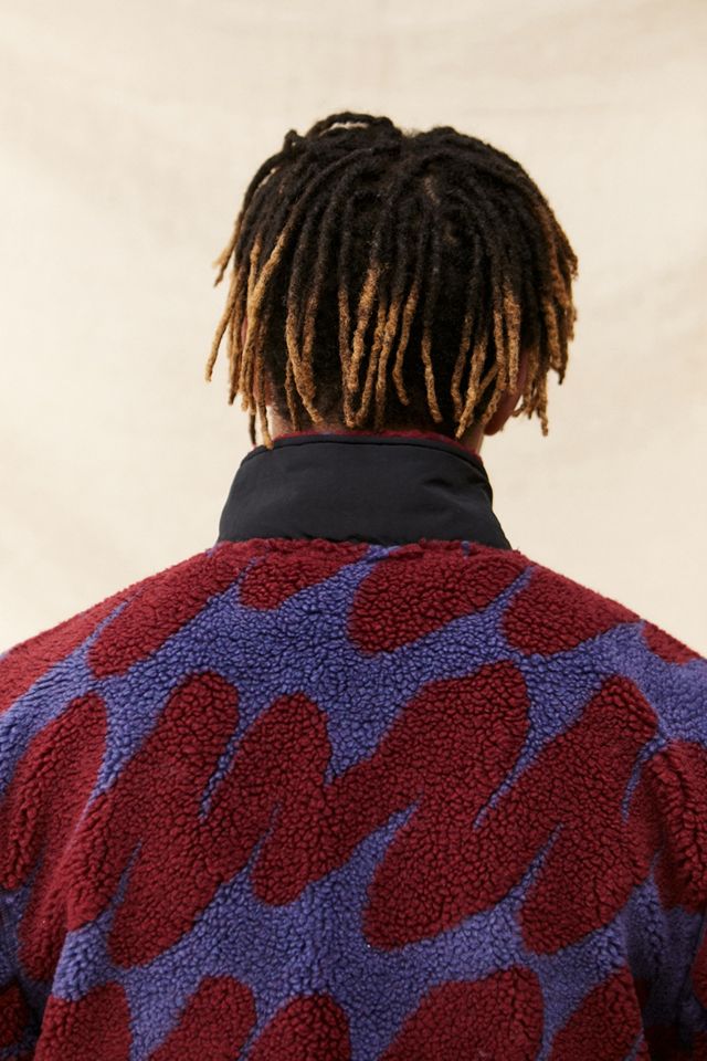 OBEY - Veste en sherpa Hense violette #4