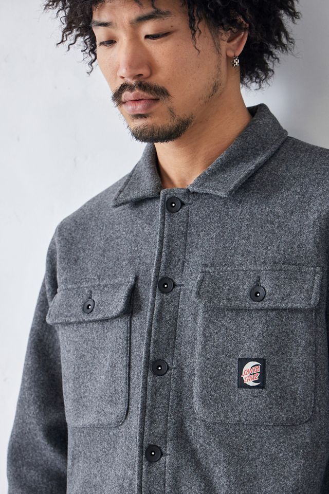 Santa Cruz Charcoal Crypt Overshirt #2