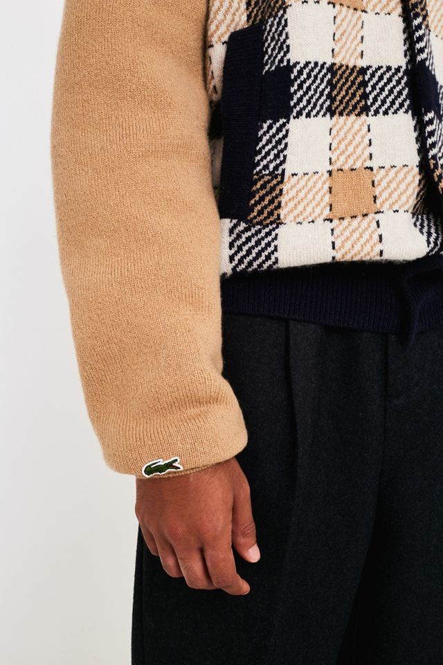 Lacoste LIVE Checked Wool Bomber Jacket #3