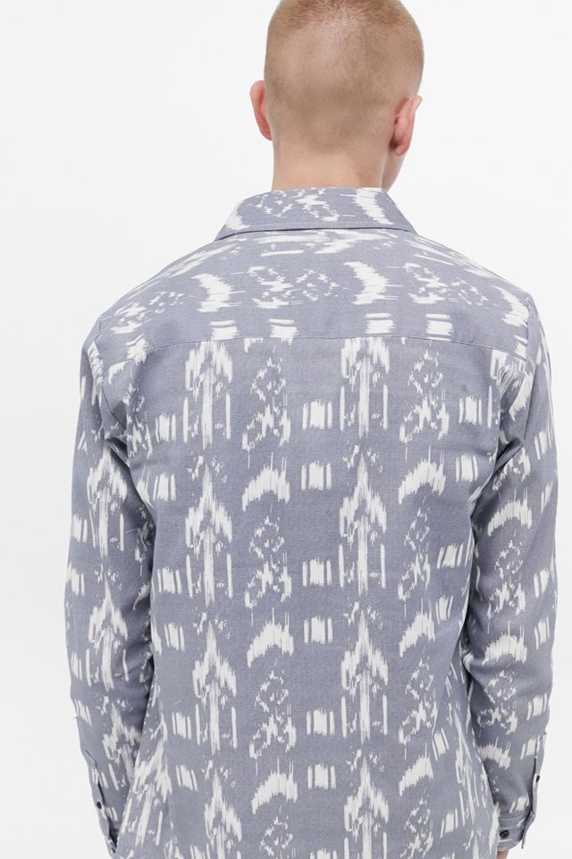 Native Youth Blue Geo Print Jacket #2
