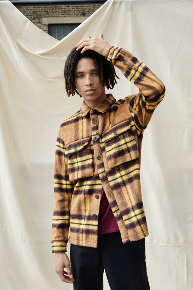 Native Youth Jackson Brown Wool Overshirt #3