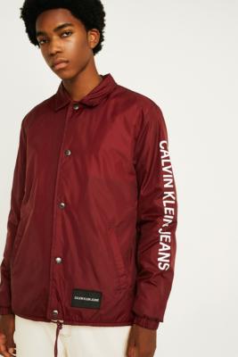 Calvin Klein Jeans Institution Port Coach Jacket | Urban Outfitters UK