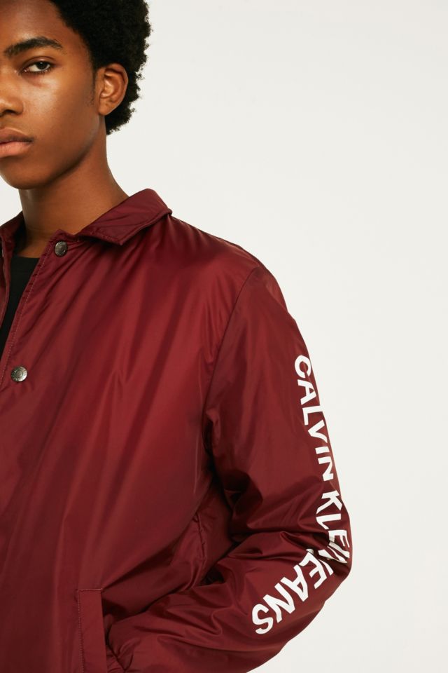 Calvin klein institutional logo best sale coach jacket