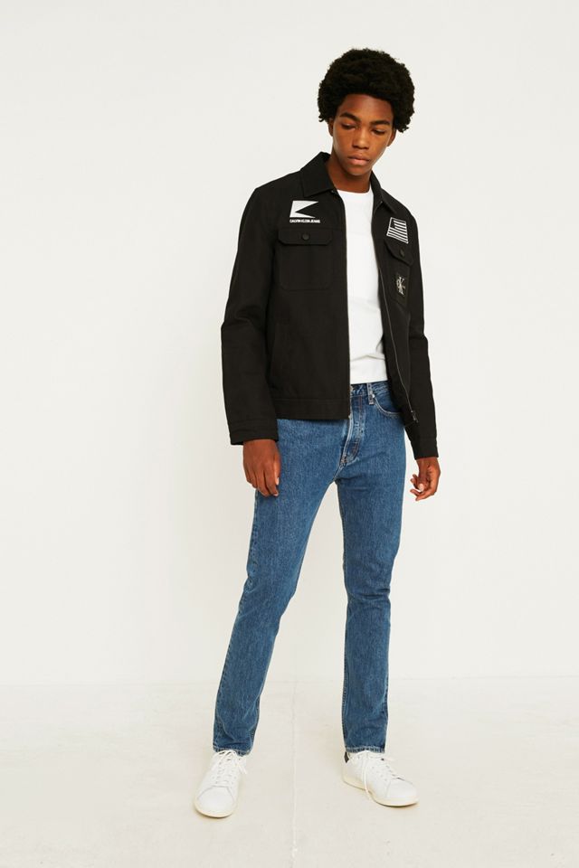 Calvin Klein Jeans Institution Black Patch Jacket #1