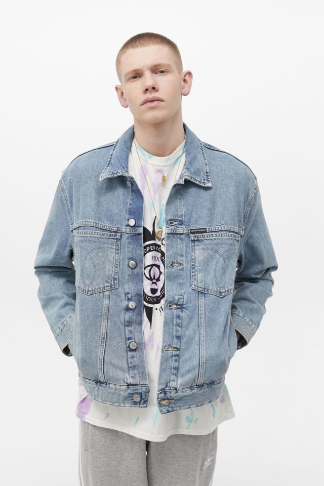 Calvin Klein Jeans Iconic Denim Shirt Jacket | Urban Outfitters UK