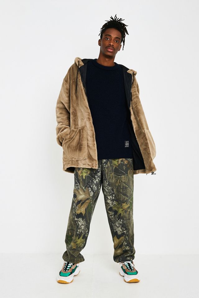 La giacca new county sand faux fur zip-through #1