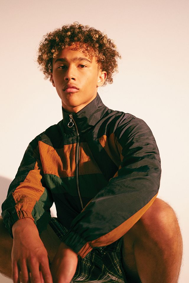 iets frans… Panelled Navy Track Jacket | Urban Outfitters UK