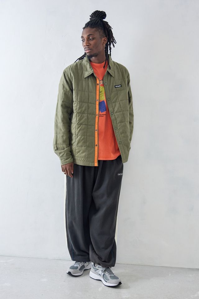 Columbia Stone Green Landroamer Quilted Shacket #2