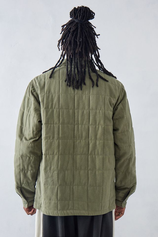 Columbia Stone Green Landroamer Quilted Shacket #4