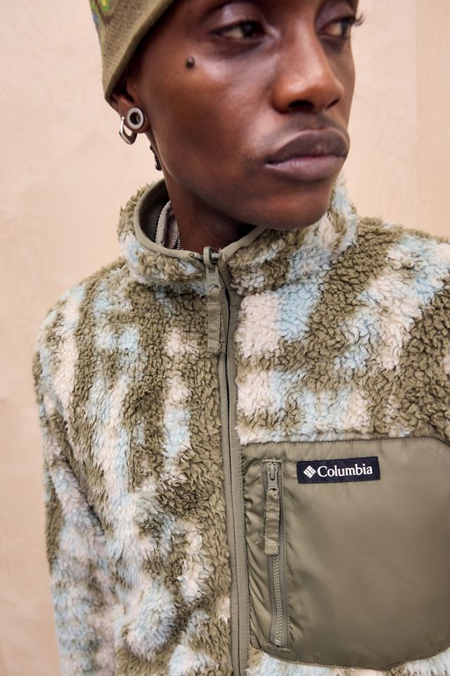 Giacca in Pile Reversibile Columbia Stone Verde #3