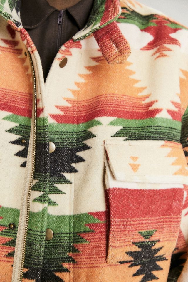 BDG - Veste militaire en laine imprimé géométrique #2