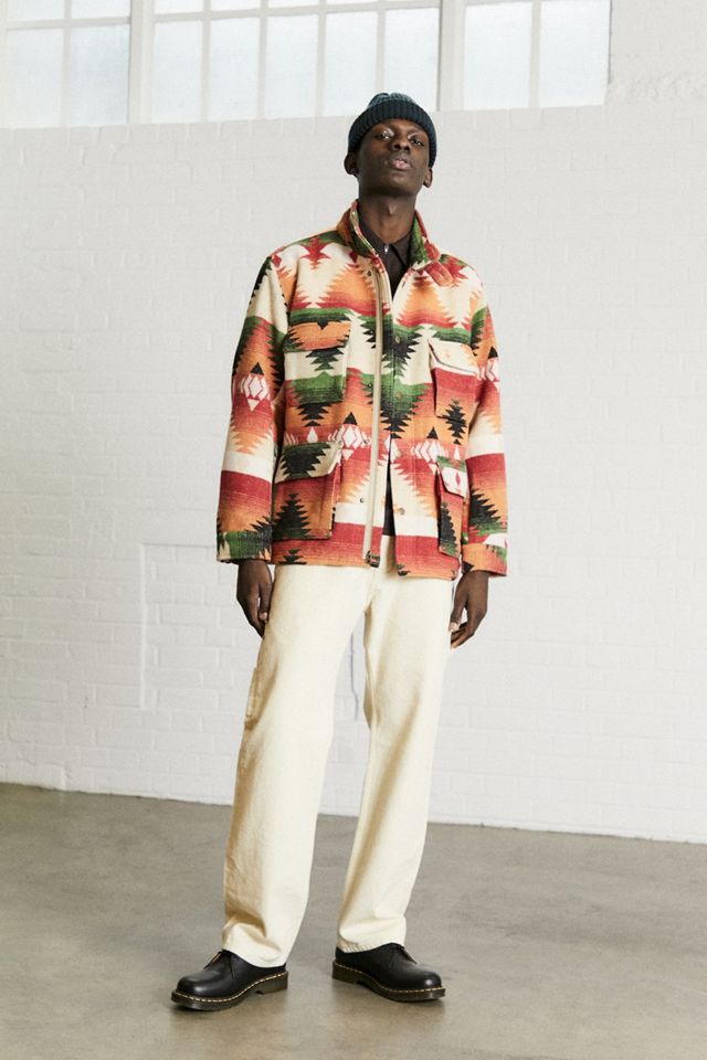 BDG - Veste militaire en laine imprimé géométrique #3