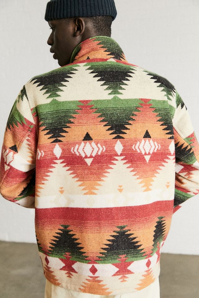 BDG - Veste militaire en laine imprimé géométrique #4