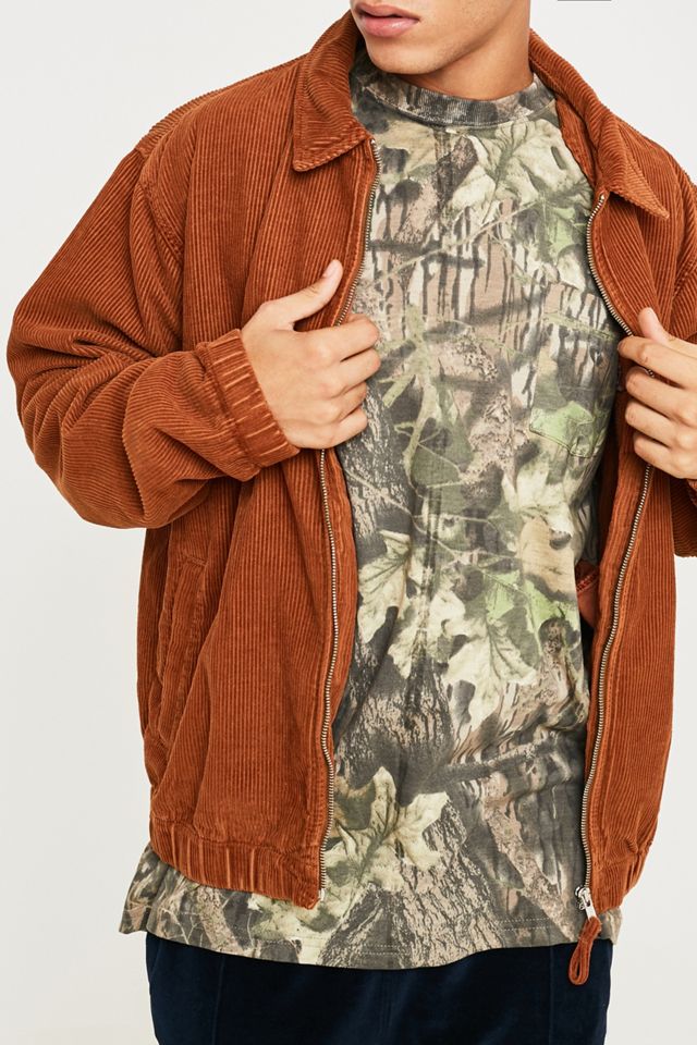 Harrington Jacket Corduroy Jacket Orange Supreme Wide Wale