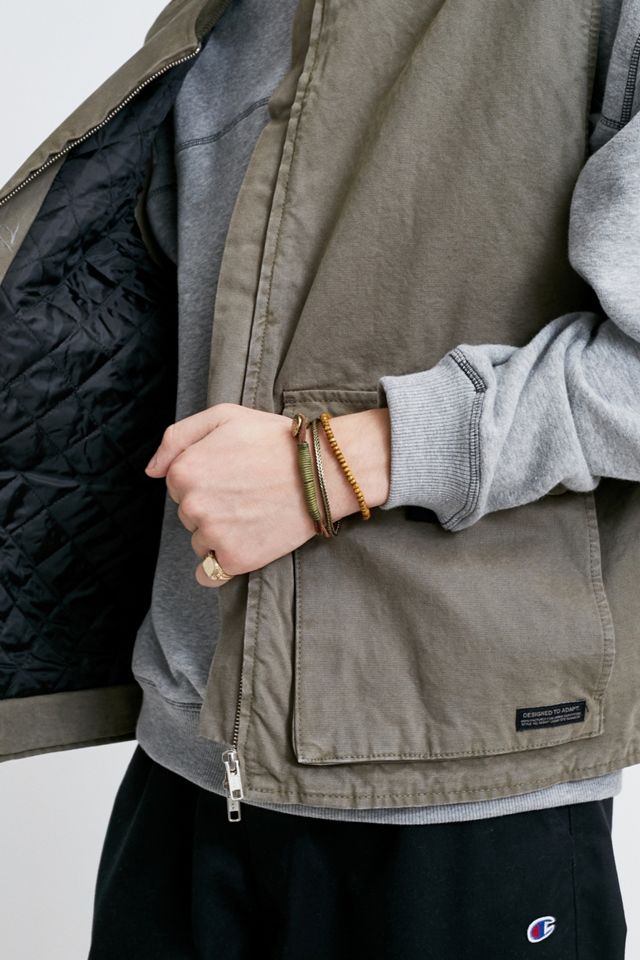 Urban Outfitters – Utility-Weste aus Leinen in Khaki #3