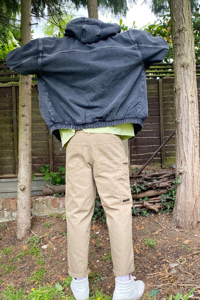 BDG - Veste à capuche style skate en denim noir #3