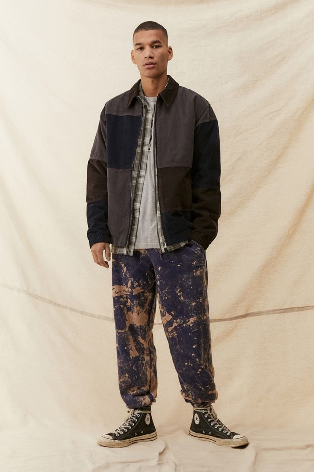 BDG – Harrington-Jacke aus Cord im Patchwork-Design #2