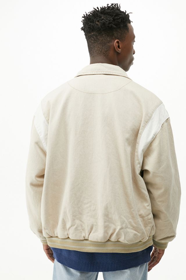 BDG Ecru Denim Varsity Jacket #1
