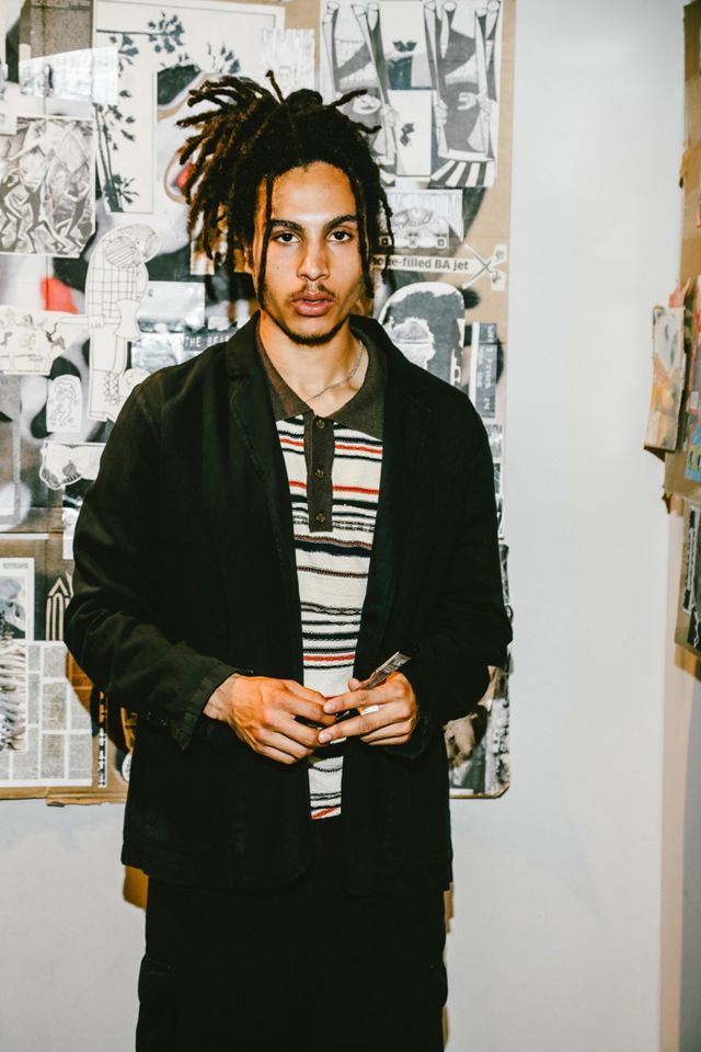Loom Washed Black Linen Blazer