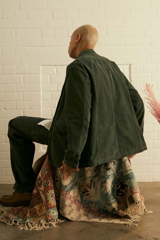 Loom Forest Green Corduroy Blazer #1