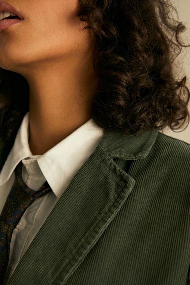 Loom Forest Green Corduroy Blazer #8