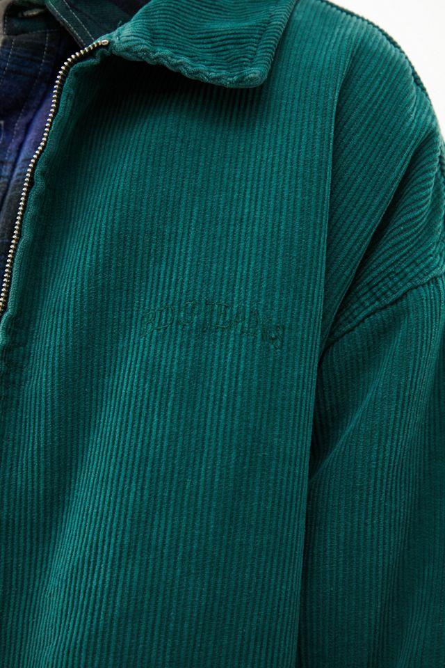 BDG Green Corduroy Harrington Jacket #1