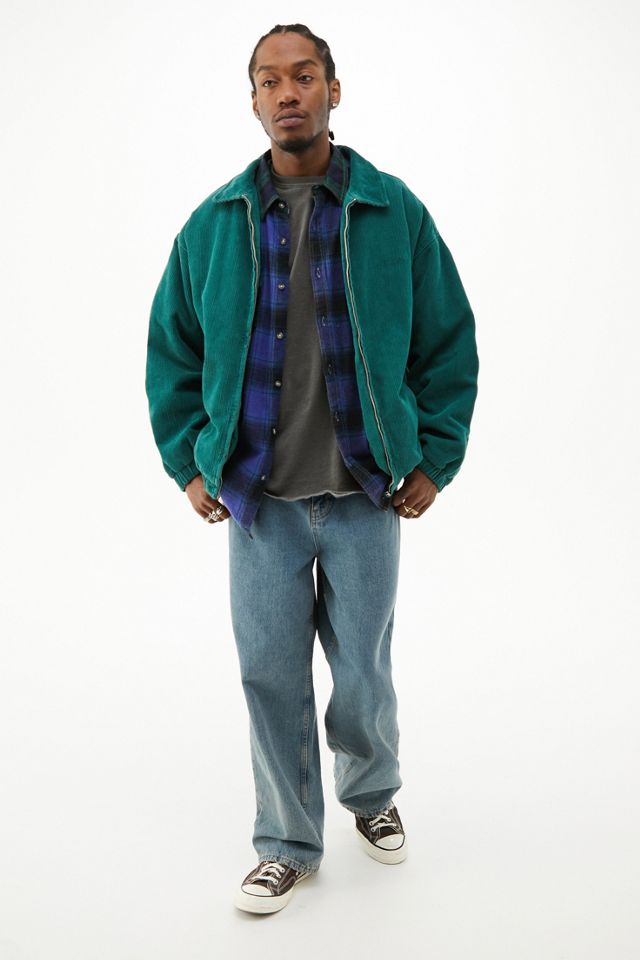 BDG Green Corduroy Harrington Jacket #3