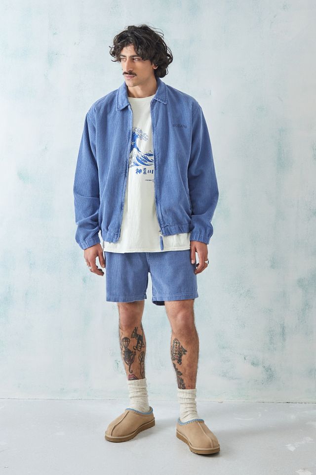 BDG Blue Recycled Corduroy Harrington Jacket #2