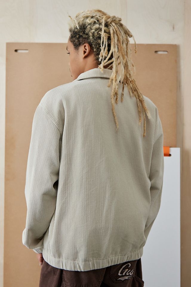 BDG Ecru Corduroy Harrington Jacket #2