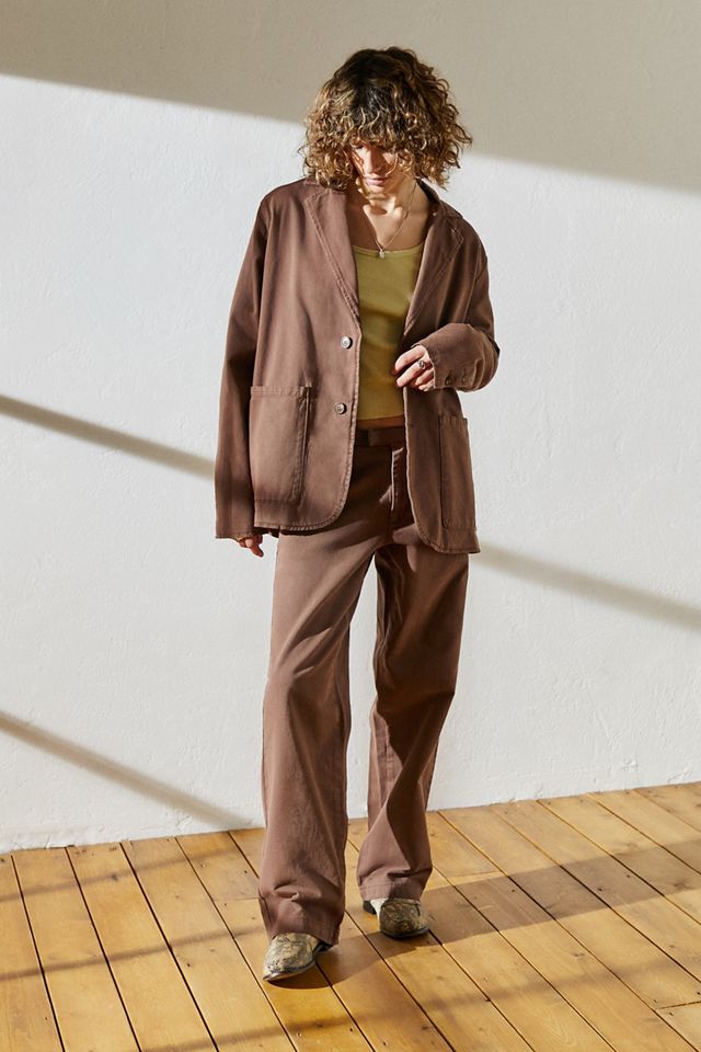 Loom Blazer Twill marrone #8