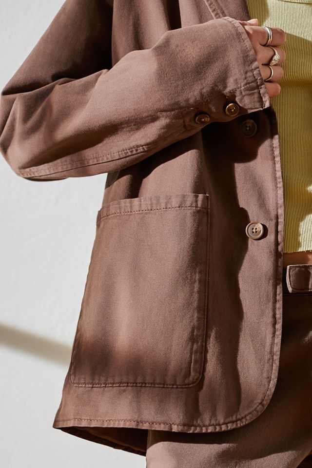 Loom Blazer Twill marrone #3