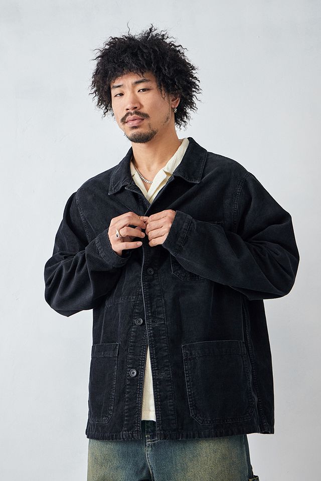 Loom Black Corduroy Jacket | Urban Outfitters UK