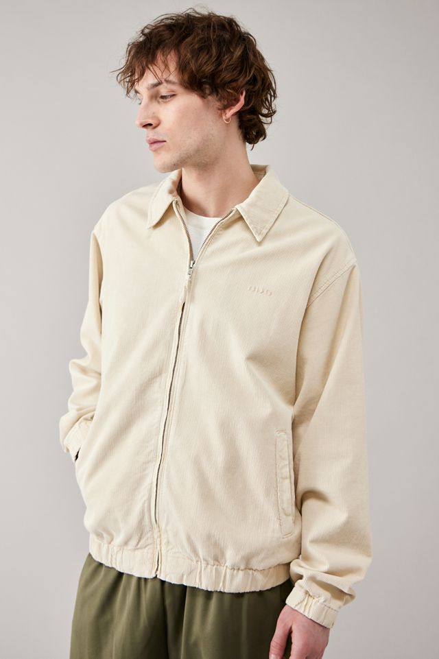 BDG – Harrington-Jacke in Ecru aus Cord #1