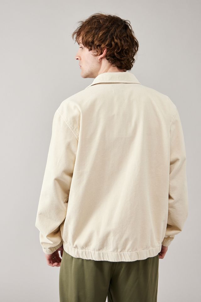BDG – Harrington-Jacke in Ecru aus Cord #3