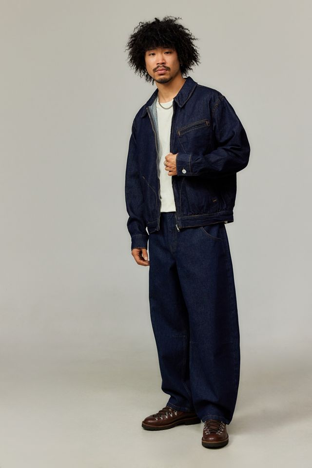 BDG Tony Dark Rinse Denim Harrington Jacket #1