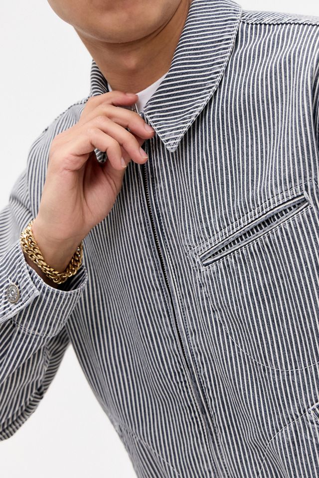 BDG Tony Pinstripe Harrington Jacket #2