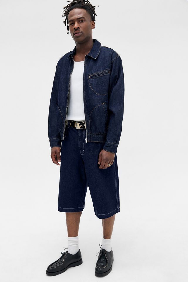 BDG Tony Rinse Denim Harrington Jacket #1