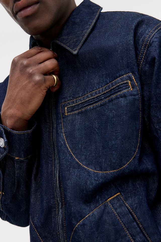 BDG Tony Rinse Denim Harrington Jacket #2