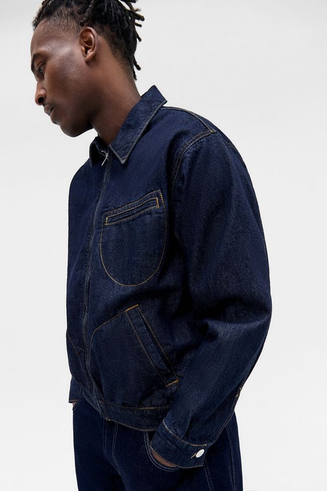 BDG Tony Rinse Denim Harrington Jacket #3